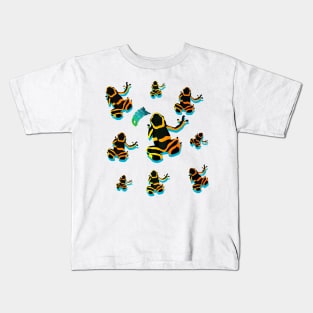 frog colourful Kids T-Shirt